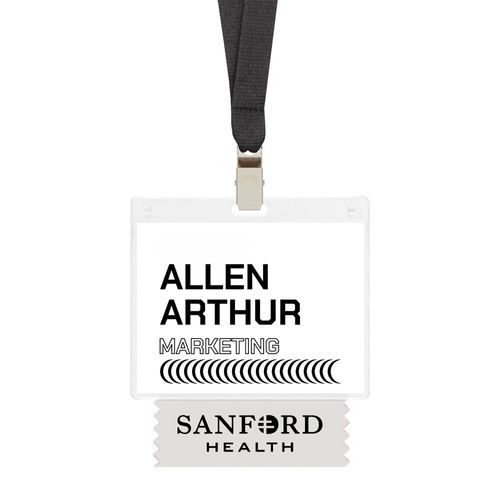 3"w Custom Badge Ribbon image thumbnail