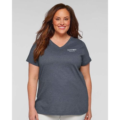 LAT Women's Curvy Collection Fine Jersey Tee image thumbnail