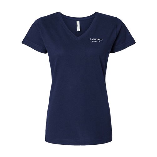 LAT Women's Fine Jersey V-Neck Tee image thumbnail