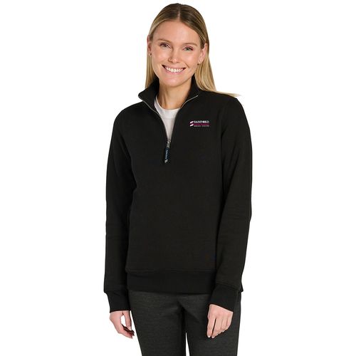 Women's Crosswind Quarter Zip Sweatshirt image thumbnail