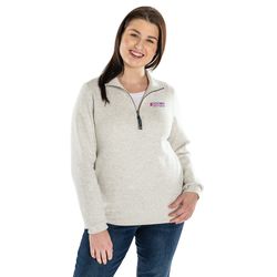 Image of Women's Crosswind Quarter Zip Sweatshirt
