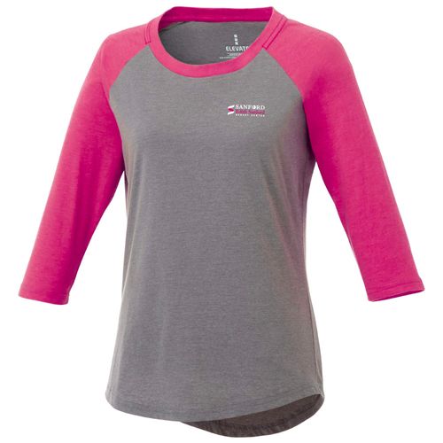Women's Dakota Three Quarter Raglan Tee image thumbnail