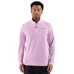 Image of Adapt Soft Knit Stripe Mens Quarter Zip Pullover