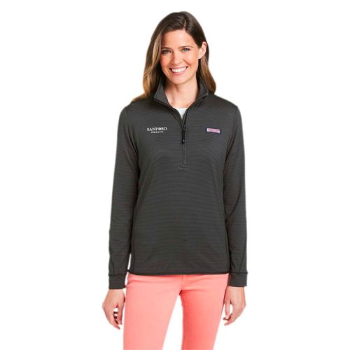 Women's Microstripe Sankaty Half-Zip Pullover image thumbnail