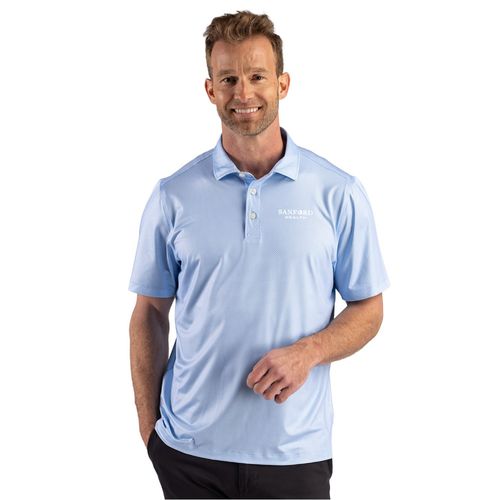 Pike Recycled Lattice Print Men's Polo image thumbnail