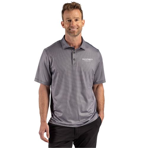 Pike Recycled Lattice Print Men's Polo image thumbnail