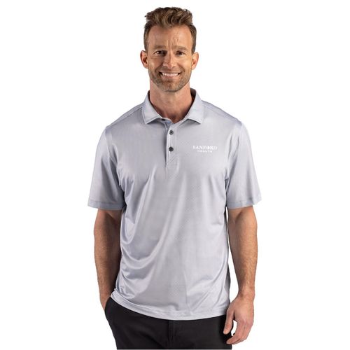 Pike Recycled Lattice Print Men's Polo image thumbnail
