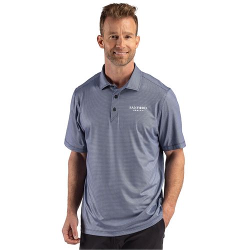 Pike Recycled Lattice Print Men's Polo image thumbnail