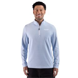 Image of Adapt Soft Knit Stripe Mens Quarter Zip Pullover