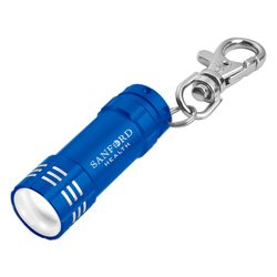 Image of Mini Aluminum LED Flashlight with Key Clip