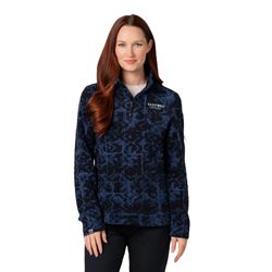 Image of Women's Fireside Printed Microfleece Quarter Zip