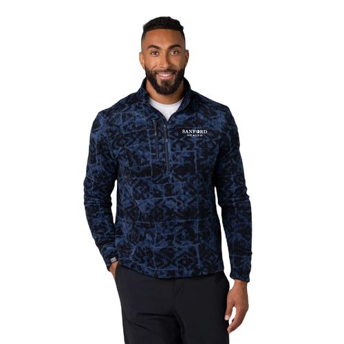 Men's Fireside Printed Microfleece Quarter Zip image thumbnail Men's Fireside Printed Microfleece Quarter Zip image thumbnail
