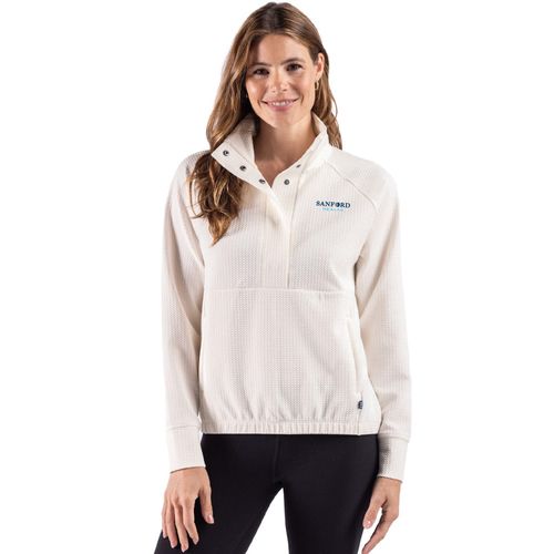 Cutter & Buck Drift Epic Versatility Textured Women's Snap Pullover image thumbnail