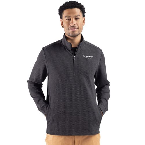 Cutter & Buck Drift Epic Versatility Textured Men's Quarter Zip image thumbnail