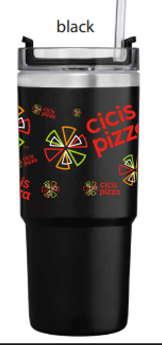  25oz  Stainless Steel Double Wall Leakproof Straw Tumbler image thumbnail