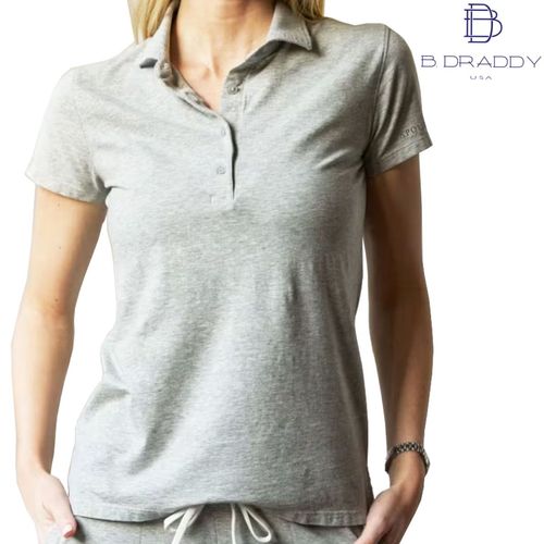 B. Draddy Patricia Polo - Women's Grey Heather image thumbnail