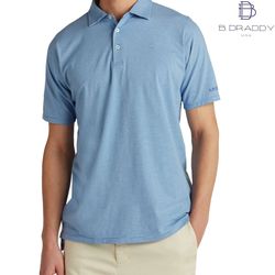 Image of B. Draddy Vin Polo - Men's Indigo/Batik