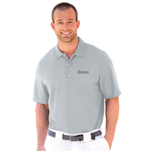 Greg Norman Play Dry Mesh Polo - Dolphin Gray image thumbnail