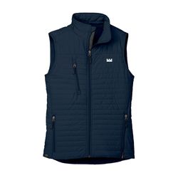 Image of Eco Thermolite Quilted Vest – Women’s Navy (Fortress Logo)