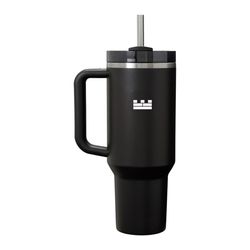 Image of Stanley Quencher Tumbler 40 oz – Black (Fortress Logo)