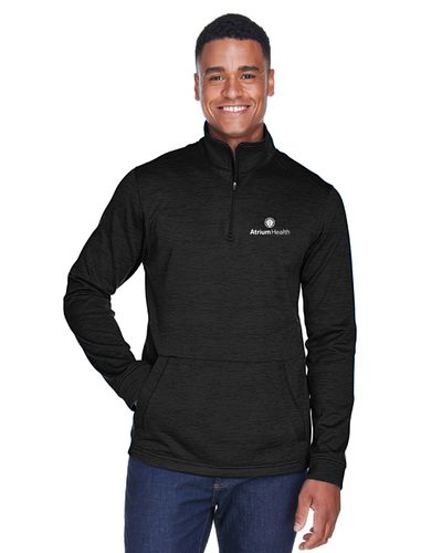 Devon & Jones Unisex Mèlange Fleece Quarter Zip image thumbnail