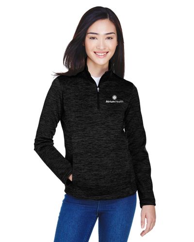Devon & Jones Ladies Mèlange Fleece Quarter Zip image thumbnail