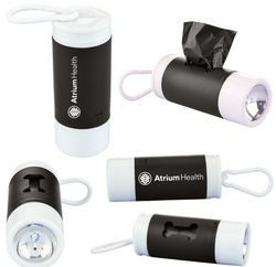 Image of Pet Waste Disposal Bag Dispenser With Flashlight