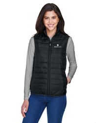Image of CORE365 Ladies' Packable Puffer Vest