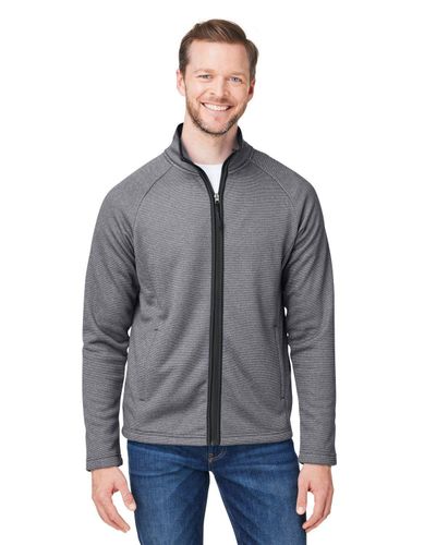 Men's Venture Heathered Stripe Full-Zip image thumbnail