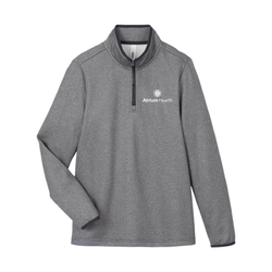 Image of Ladies' Venture Heathered Stripe Quarter-Zip