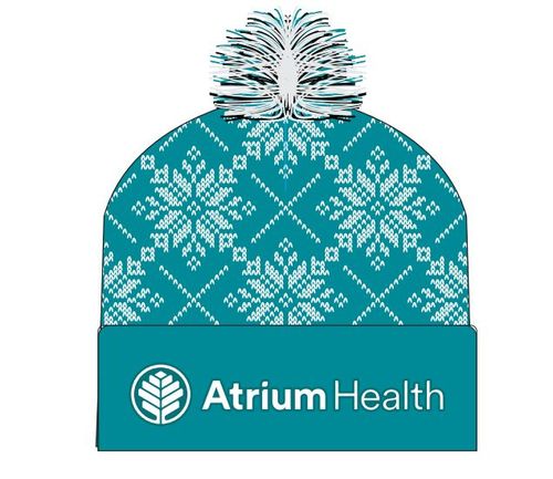Knit Teal Beanie image thumbnail