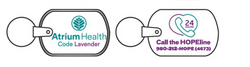 Image of Code Lavender Keychain