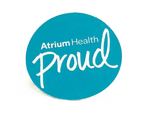 Atrium Health Proud Bumper Sticker image thumbnail