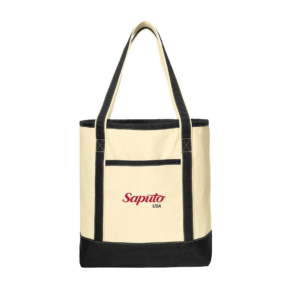 Port Authority® Large Cotton Canvas Boat Tote primary image