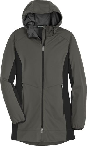 Port Authority® Ladies Active Hooded Soft Shell Jacket image thumbnail