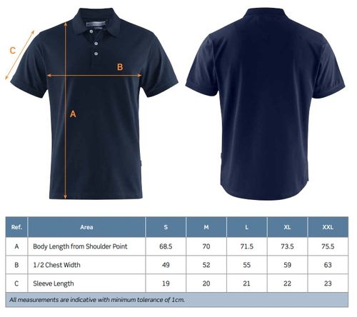 Navy Business Polo Shirt - Mens image thumbnail