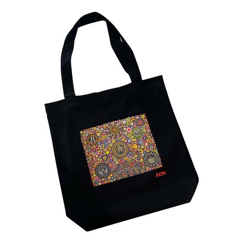 Aon Indigenous Cotton Canvas Tote Bag image thumbnail