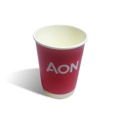 12oz Paper Coffee Cups with Lids (Price is per bundle of per 25) image thumbnail