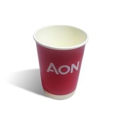 Image of 8oz Paper Coffee Cups with Lids (per bundle of 25) 