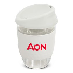Image of Glass Reusable Cup (White)