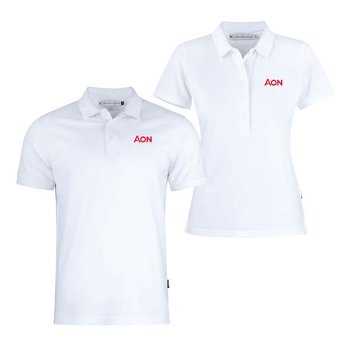 White Business Polo Shirt - Mens image thumbnail