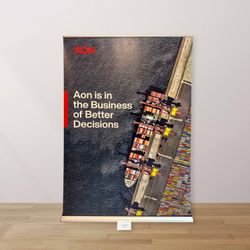 Image of 25003 - WIDE Pull Up Banner - Event Loan (156cm L x 25cm W x 12cm H, 10kg)