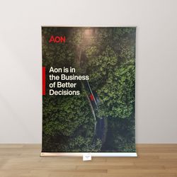 Image of 25004 - WIDE Pull Up Banner - Event Loan  (156cm L x 25cm W x 12cm H, 10kg)