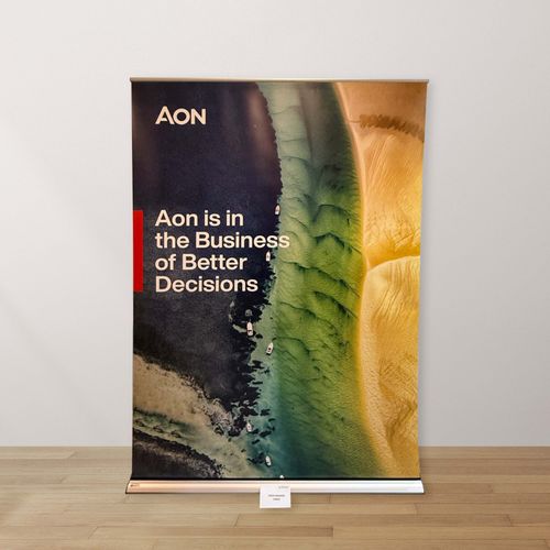 25005 - WIDE Pull Up Banner - Event Loan  (156cm L x 25cm W x 12cm H, 10kg) image thumbnail