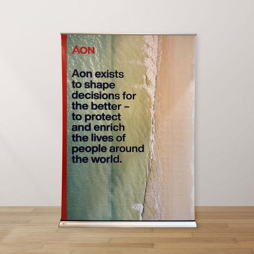 25006 - WIDE Pull Up Banner - Event Loan (156cm L x 25cm W x 12cm H, 10kg) image thumbnail