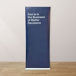 Image of 25011 - STD Pull Up Banner - Event Loan (90cm L x 25cm W x 12cm H, 6kg)