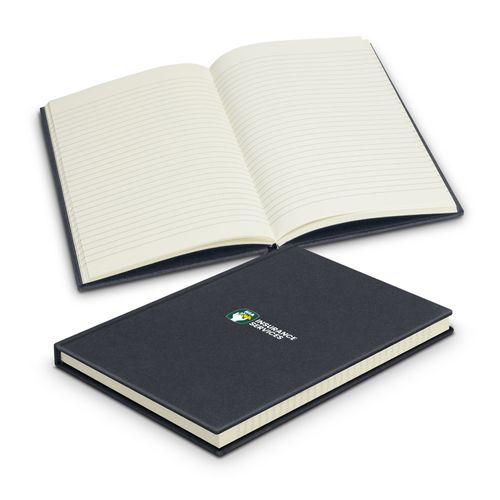 HIAIS Recycled Cotton Hard Cover Notebook (Navy) image thumbnail