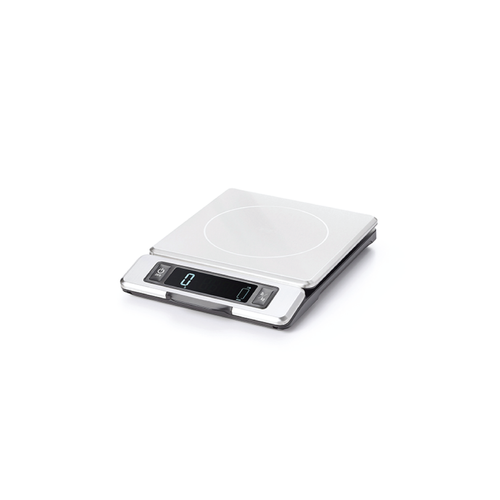 Good Grips 11lb Staineless Steel Digital Food Scale w/ Pull Out Display image thumbnail