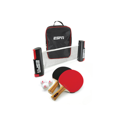 Image of ESPN All-in-One Portable Ping Pong Set w/ Storage & Travel Case