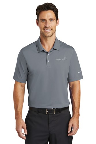 Men's Nike DrFit Vertical Mesh Polo (Decorated on Demand) image thumbnail